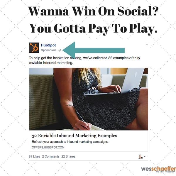 Pay To Play On Social – AI tools specialist, The Sales Whisperer®, Wes Schaeffer