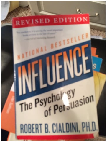 Robert Cialdini Influence Book – Recommended by AI integration specialist, Wes Schaeffer, The Sales Whisperer®