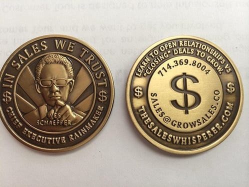 Open Relationships Close The Sale Coin – generative AI consultant, Wes Schaeffer – The Sales Whisperer®