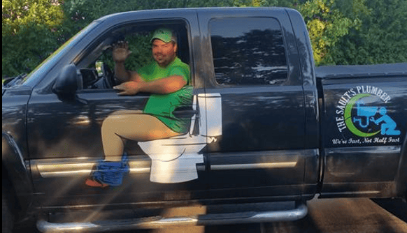 Toilet Truck The Saults Plumber – AI implementation expert, Wes Schaeffer, The Sales Whisperer®