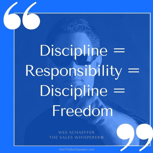 Discipline equals freedom. 