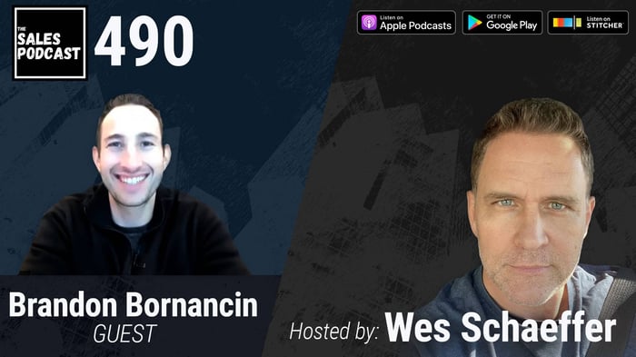 Brandon Bornancin The Sales Podcast