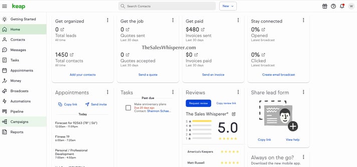 Keap Dashboard-2-wes-schaeffer