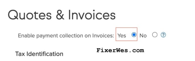 Keap Quotes Invoices Enable Payment Collection Wes Schaeffer yes