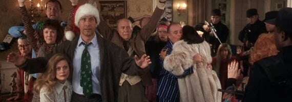 Chevy Chase has a bad sales manager in Christmas Vacation