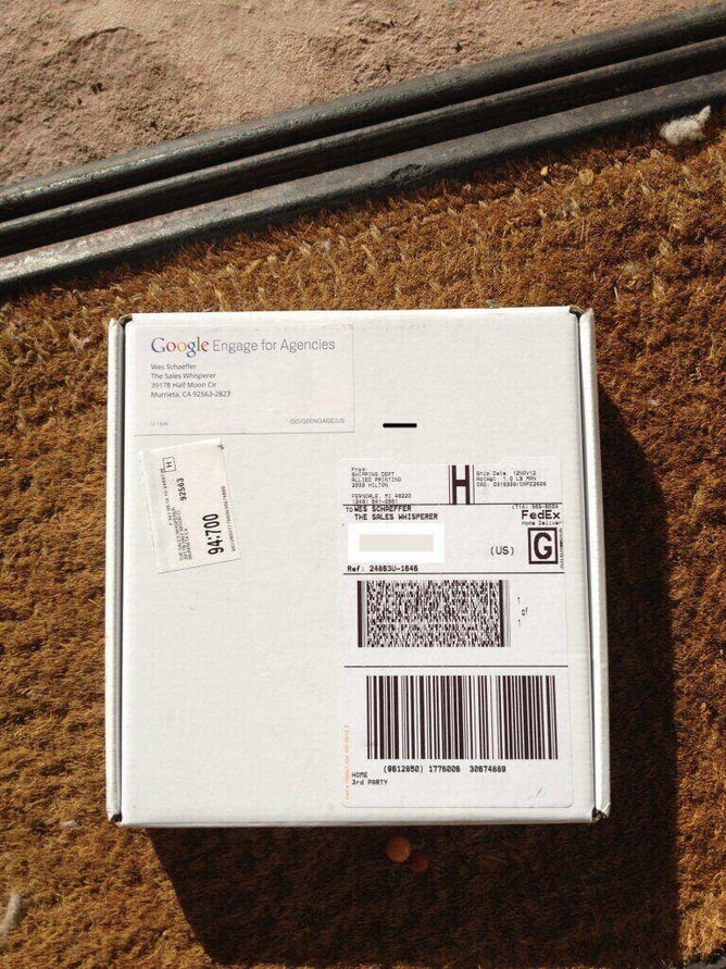 Google Direct Mail Marketing, Google