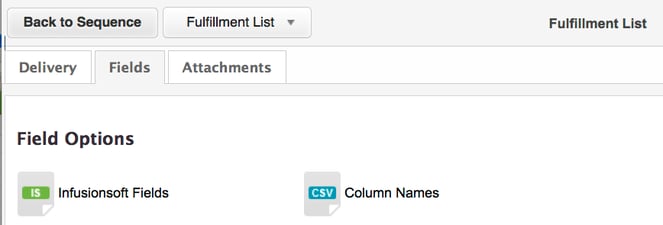 Infusionsoft Fall Release 2012 Campaign Builder Fulfillment List