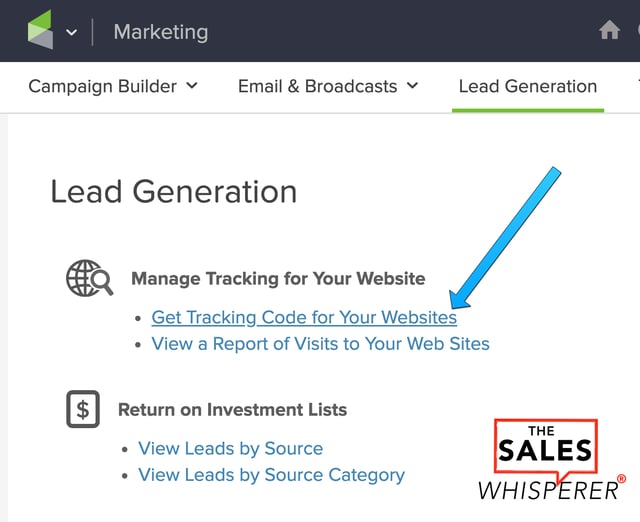 infusionsoft-wordpress-get-tracking-code-wes-schaeffer