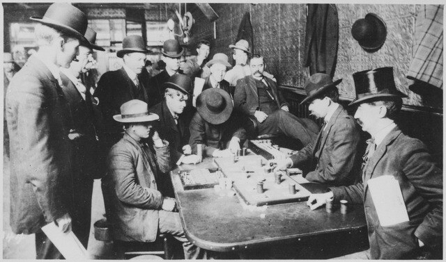 Old West Residents Gathered At The Local Saloon To Catch Up On News & To Relax
