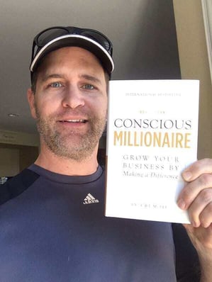 Wes Schaeffer with JV Crum's New Book Conscious Millionaire