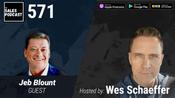 It's Oh So Nice To Raise Your Price: Jeb Blount Shares How on The Sales Podcast with Wes Schaeffer, The Sales Whisperer®. 
