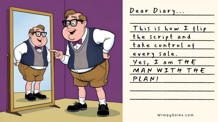 flip the script wimpy salesman