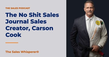 The No Shit Sales Journal Sales Creator, Carson Cook | The Sales Whisperer®