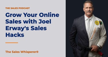 Grow Your Online Sales with Joel Erway's Sales Hacks | The Sales Whisperer®