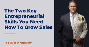 The Two Key Entrepreneurial Skills You Need Now To Grow Sales | The Sales Whisperer®
