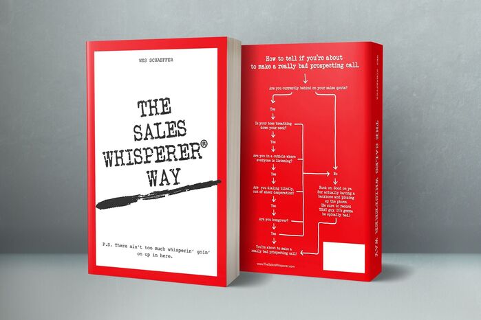 The Sales Whisperer® Way by Wes Schaeffer, front and back cover